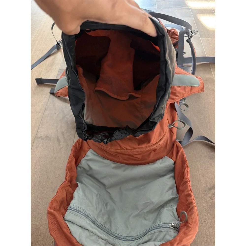 Osprey KODE 38 Backcountry Snowboard Ski Backpack Orange Used